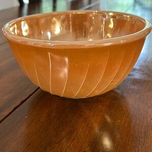 Vintage Fire-king swirl oven ware bowl